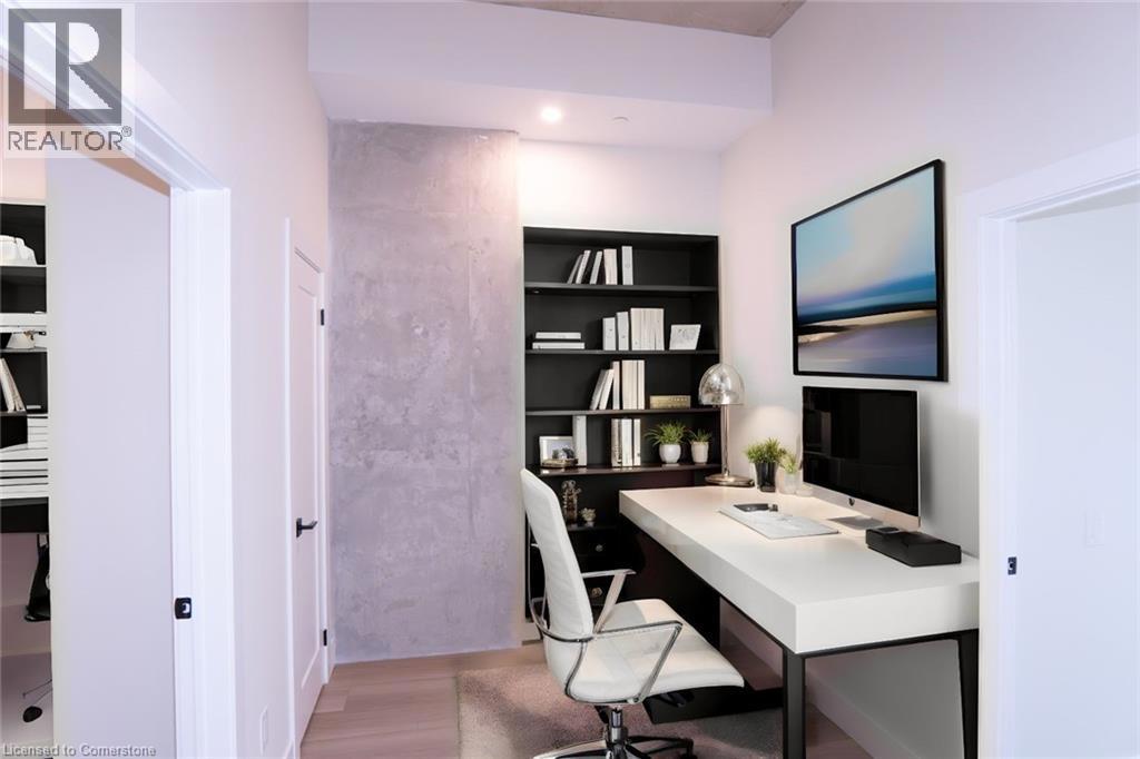 169 JAMES Street S Unit# 601=Office area with light wood-type flooring